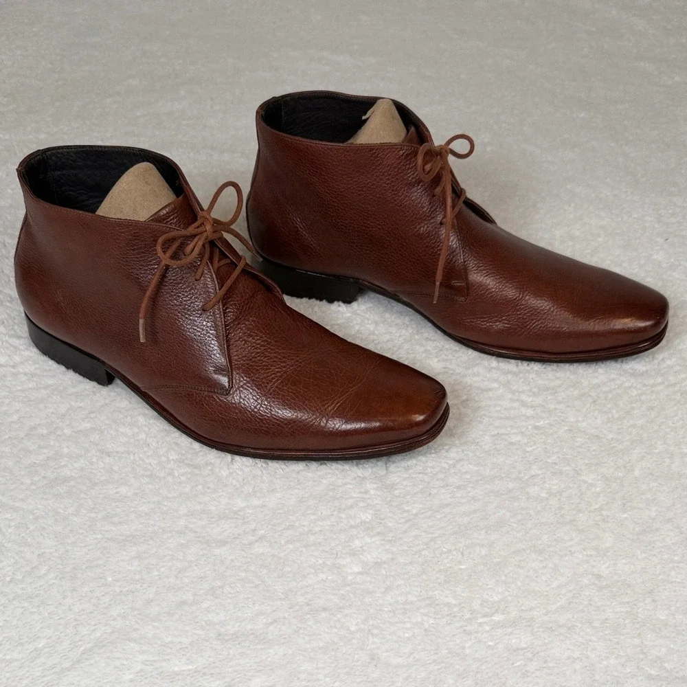 Anatomic Prime Soft‎ European Leather Brown Men's Chukka Boots Size 45